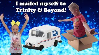 I Pretend Mailed Myself in a Box as Fan Mail to JoJo Siwa [upl. by Yartnoed]