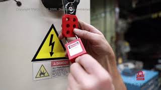 Lockout Tagout supplier TRADESAFE Premium industrial lock out tag out kits locks devices [upl. by Ydnerb]