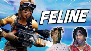 Fortnite Montage  quotFELINEquot Juice WRLD POLO G [upl. by Halet701]