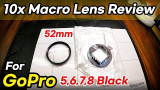 GoPro Hero 8 Black 52mm 10x Macro Lens Review amp Comparison For Underwater CloseUp shot [upl. by Anaihs]