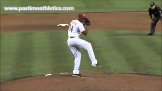 Aroldis Chapman Slow Motion Pitching Mechanics  Baseball Pitcher Analysis Cincinnati Reds [upl. by Forlini]