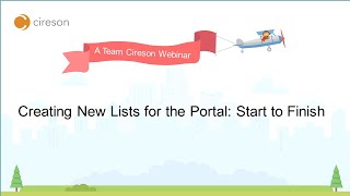 Creating New Lists for the Portal Start to Finish [upl. by Ketchan]