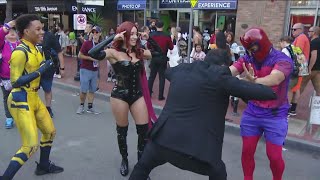 Heres a look at the ComicCon takeover of Downtown San Diego [upl. by Elsbeth]