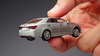 Unboxing of Miniature Toyota Mark X  REIZ 164 Scale Diecast Model [upl. by Amlev]