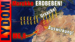 ERDBEBEN in Marokko M68  Über 1000 Tote  Ursache und Auswirkung [upl. by Demaggio]