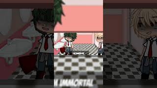 Part 2 IMMORTAL DEKU ORIGINAL  gacha viral gachaclub deku bakugo shorts [upl. by Nylle]