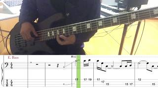 Red Hot Chili PeppersAeroplaneBass cover５線譜ampTab譜付き歌無しVer [upl. by Archibald263]