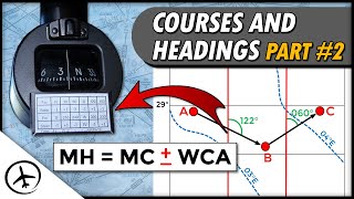 True Magnetic and Compass Heading  Courses and Headings in Navigation Part 22 [upl. by Ettenwad]