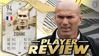 94 MID ICON ZIDANE SBC PLAYER REVIEW META  FIFA 23 ULTIMATE TEAM [upl. by Antonino]