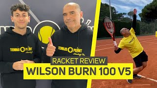 Testeando la Wilson Burn 100 V5  Review Raqueta✅  TennisPoint [upl. by Philps348]