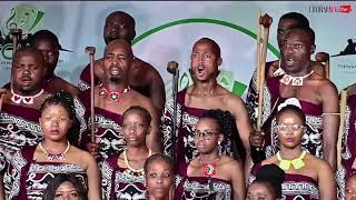 ESwatini Royal Police Choir  Tibongo TeNkhosi  D Gamedze [upl. by Rodmann]