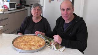 Best Greek Pita Recipe  Tiropita  Yummy Cheese Pie with Homemade Filo Pastry [upl. by Philbin249]