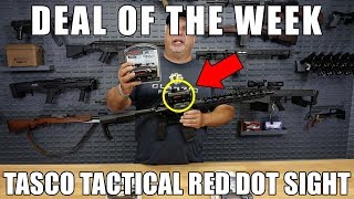 Deal Of The Week  Tasco Tactical Red Dot Sight [upl. by Lynd704]