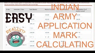 Easiest way to enter Mark in indian army application form in tamil [upl. by Martell]