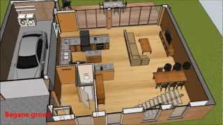 Huis ontwerp volledige animatie [upl. by Kenley]