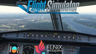 FENIX A320 Autoland With 40 Kts Crosswind not realistic  MSFS  FENIX A320  FSRealistic Pro [upl. by Nagaet627]