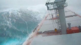 5 Ships Caught in Monster Waves [upl. by Anrahs722]