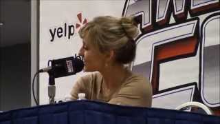 Awesome Con DC Allison Mack talks quotSmallvillequot [upl. by Cioffred610]