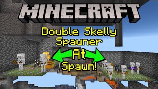 This Seed Has A Double Skelly Spawner At Spawn MCPEPS4XboxWindows10Nintendo Switch [upl. by Creamer317]