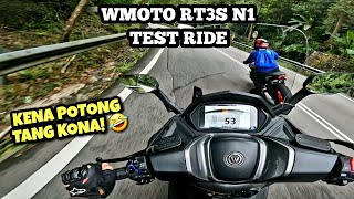 WMOTO RT3S N1 2023 Malaysia  TEST RIDE  MAXI SCOOTER [upl. by Zeus]