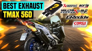 Yamaha TMax 560 Exhaust Sound🔥 StockAkrapovicModifiedReviewTurboModsUpgradeMivvArrowStorm [upl. by Hnacogn]