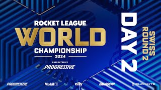 Rocket League World Championship 2024  Day 2  Swiss Round 2 [upl. by Navad]