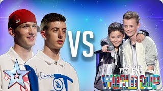 KNOCKOUT MATCH Twist amp Pulse vs Bars amp Melody  Britains Got Talent World Cup 2018 [upl. by Yadnus]