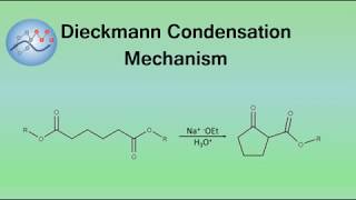 Dieckmann Condensation Mechanism  Organic Chemistry [upl. by Teraj950]