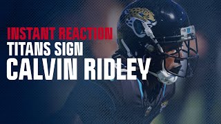 INSTANT REACTION A disappointing outcome for Patriots as WR Calvin Ridley signs with Titans [upl. by Grishilde781]