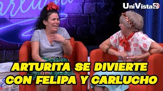 Arturita a las carcajadas con Felipa y Carlucho [upl. by Nessim910]