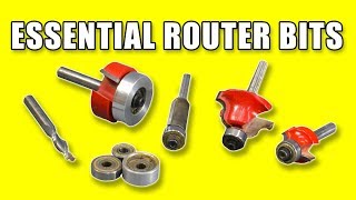 5 Essential Router Bits  Woodworking For Beginners 34 [upl. by Tingey]