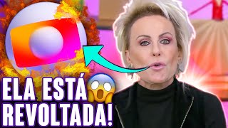 ANA MARIA BRAGA RECLAMA AO VIVO APÓS PERDER ESPAÇO NA GLOBO SAIBA O MOTIVO  Virou Festa [upl. by Anali]