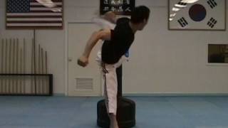 Taekwondo 540 Kick Tutorial  TaekwonWoo How to [upl. by Naillimxam]