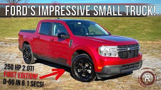 The 2022 Ford Maverick Lariat Is The Best Utilitarian Small Truck In America [upl. by Yhtir769]