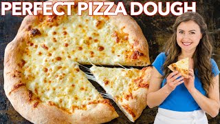 Best Homemade Pizza Dough Recipe  How To Make Pizza Crust [upl. by Airtal]