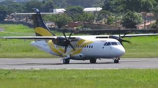 Decolagem do ATR 42500 da VoePass PRPDS em Teresina PI [upl. by Carolynn490]