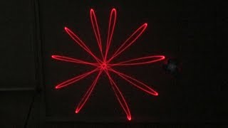 LASER Lissajous patternsgeometric designs  Homemade Science with Bruce Yeany [upl. by Gusty]