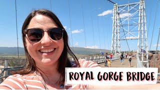 Visiting the Royal Gorge Bridge amp a Gorge Gondola Ride  ELOPEMENT ROAD TRIP 2021 [upl. by Aninahs]