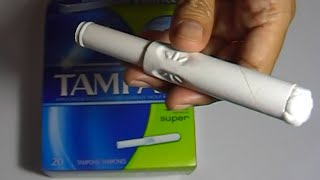 Tampax Pearl Super How to Use [upl. by Domella]