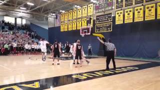 Amazing Buzzer Beater Full Court Marshall vs Waseca High School [upl. by Simonsen]