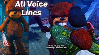 Naughty Bear All Voice Lines [upl. by Hazard]