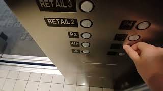 Dover Banjo traction elevators at The Westchester mall White Plains NY [upl. by Ysteb10]