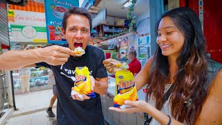 First Time in Costa Rica 🇨🇷 COSTA RICAN STREET FOOD Tour in San Jose [upl. by Lorie]