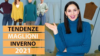 Trend inverno 2021 i MAGLIONI da AVERE SUBITO Gilet compreso [upl. by Mariand]