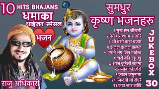 Raju adhikari  Superhit krishna bhajans Nepali Bhajan Collections  Nonstop Bhajans  jukebox 30 [upl. by Stahl]