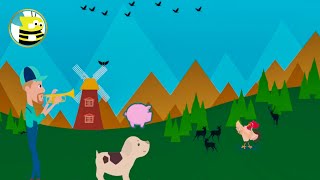 BINGO Dog Song  There Was A Farmer Had A Dog  Nursery Rhyme with lyrics  Kids Cartoon Animation [upl. by Htenaj784]