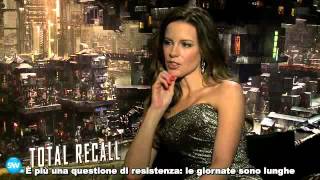 Total Recall – Atto di Forza Intervista a Kate Beckinsale Sottotitolato Italiano [upl. by Cooperstein262]