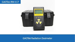 Radiation Dosimeter  GAOTek [upl. by Enidlareg]