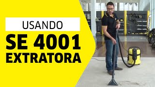 Extratora Kärcher SE 4001 EPISÓDIO 3  Utilização [upl. by Resee358]