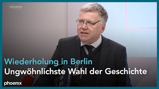 Landeswahlleiter Bröchler über die Ergebnisse der Wiederholungswahl in Berlin [upl. by Julienne]